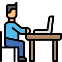Free Working Hour Working Man Working Time Icon
