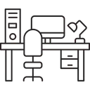 Free Workplace Office Business Icon