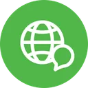 Free Mundo Conectar Idioma Icon