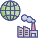 Free World Industry World Business Haze Icon