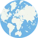 Free Global Network Planet Worldwide Icon
