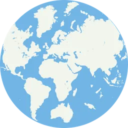 Free World Map  Icon
