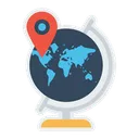 Free World Map Earth Icon