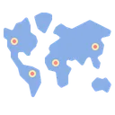 Free World Map Endemic  Icon
