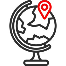 Free Worldwide location  Icon