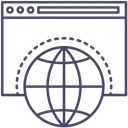 Free Worldwide Website  Icon