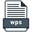 Free Wps Format File Icon