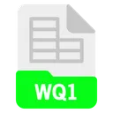 Free Wq 1 File Format Icon