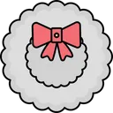 Free Wreath Decoration Christmas Icon