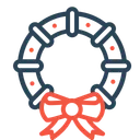 Free Wreath Christmas Xmas Icon