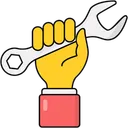 Free Wrench Spanner Setting Icon