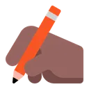 Free Hand Flat Medium Dark Icon