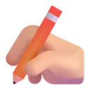 Free Hand Color Medium Light Icon