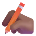 Free Hand Color Medium Dark Icon
