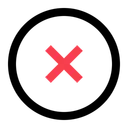 Free Wrong Sign Remove Cancel Icon