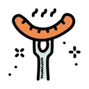 Free Grillen Grillen Hotdog Symbol