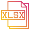 Free Xlsx File File Type Icon