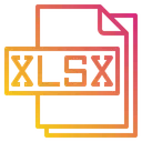 Free Xlsx File File Type Icon