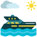 Free Vacation Ship Sea Icon