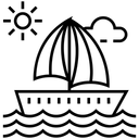 Free Yacht Boat Vintage Boat Icon