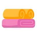 Free Towel Yellow Bath Icon