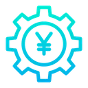 Free Cog Wheel Yen Wheel Money Optimization Icon