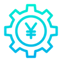 Free Cog Wheel Yen Wheel Money Optimization Icon