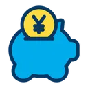 Free Bank Savings Piggy Icon