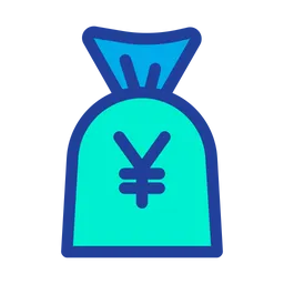 Free Yen-Tasche  Symbol