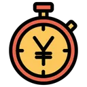 Free Stopwatch Timer Yen Icon