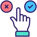 Free Yes Or No Decision Making Common Sense Icon