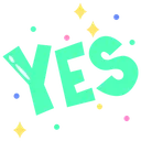Free Yes Sticker Sticker Yes Stickers Icon