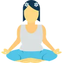 Free Yoga Fitness Exercising Icon