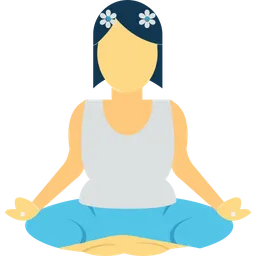 Free Yoga  Symbol