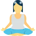 Free Yoga Fitness Exercising Icon