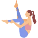 Free Yoga Pose  Icon
