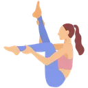 Free Yogastellung  Symbol