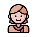 Free Young Girl Girl Female Icon