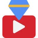Free Youtube Diamond View Premium Video Views Icon