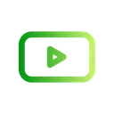 Free Youtube Video Social Media 아이콘