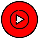 Free Youtube Music Social Network Social Media Icon