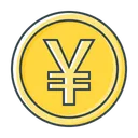 Free Yuan Moneda Dinero Icono