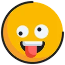 Free Emoticon Emoji Zany Icon