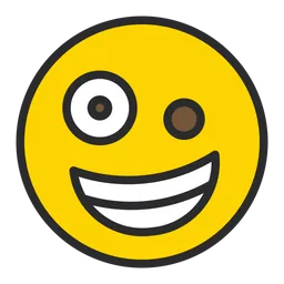 Free Zany Face Emoji Icon