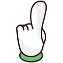 Free Zeigefinger Erstes Zeichen Handbewegung Symbol