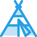 Free Zelt Haus Wald Symbol