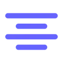 Free Zentriert Ausrichten Ausrichtung Symbol