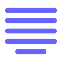 Free Ausrichtung mittig  Symbol