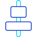 Free Ausrichtung Mittig Symbol