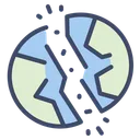 Free Zerstörter Planet  Symbol